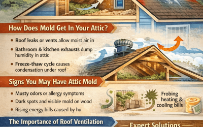 Mold in Your Attic? How Roofing & Ventilation Play a Role